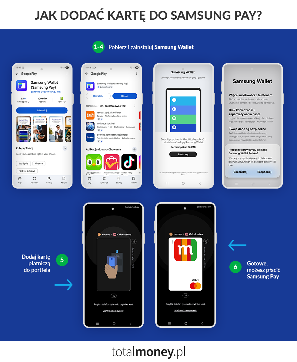 Jak dodać kartę do Samsung Wallet?